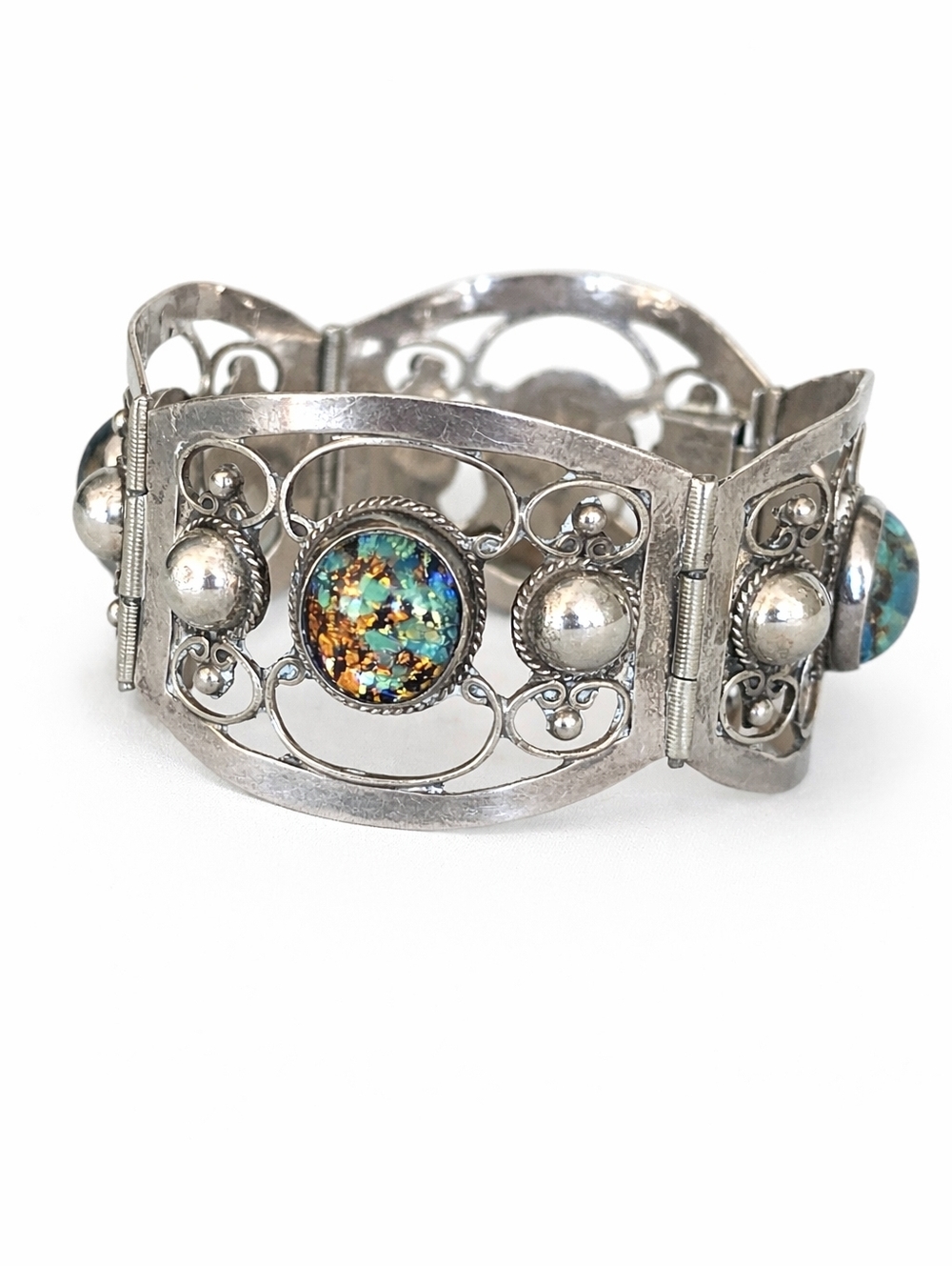 Vintage Mexican Sterling Silver Bracelet – TNP Marked